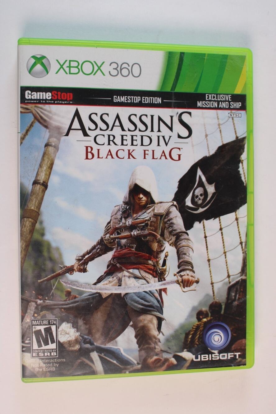 Assassin's Creed IV: Black Flag (Microsoft Xbox 360) Authentic, Tested/Works
